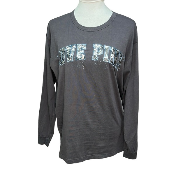 VS Love Pink Sequins Long Sleeve Blouse - Picture 1 of 5